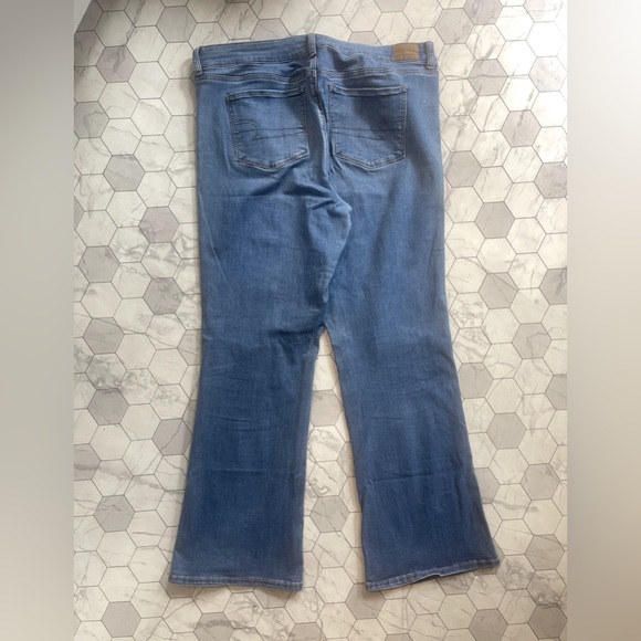 Bundle Lot of 9 pairs of jeans bottoms pants leggings American eagle 16 long - Picture 14 of 16